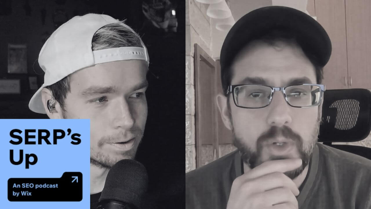 Jake Hundley with Mordy Oberstein on the Wix SERPs Up SEO Podcast